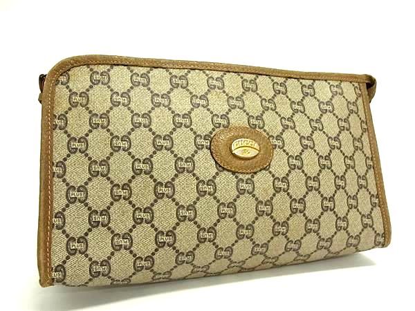 グッチプラス GUCCI PLUS オールドグッチ GG柄 ベージュ PVC グッチプラス GUCCI PLUS オールドグッチ GG柄 ベージュ PVC