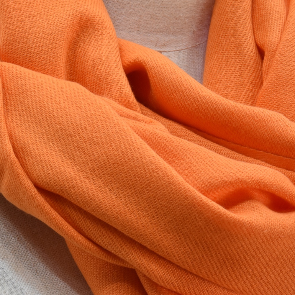  не использовался товар * кашемир палантин * orange 