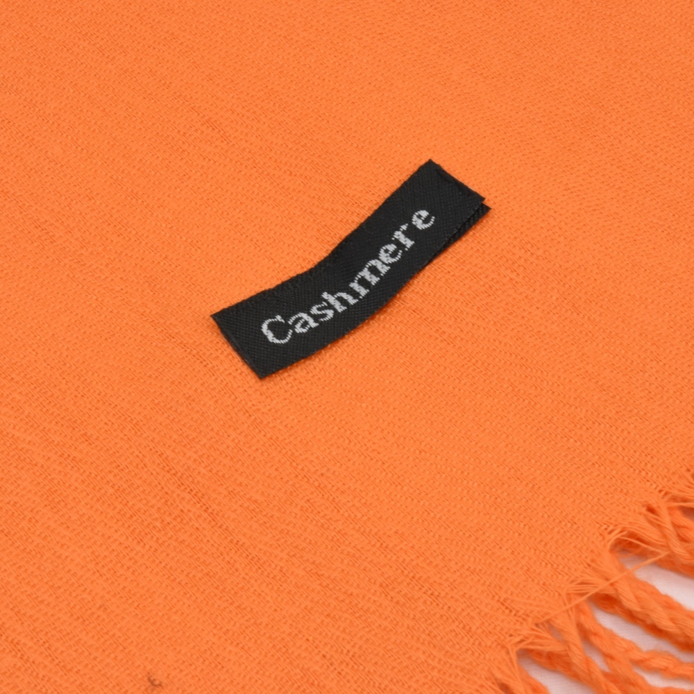  не использовался товар * кашемир палантин * orange 