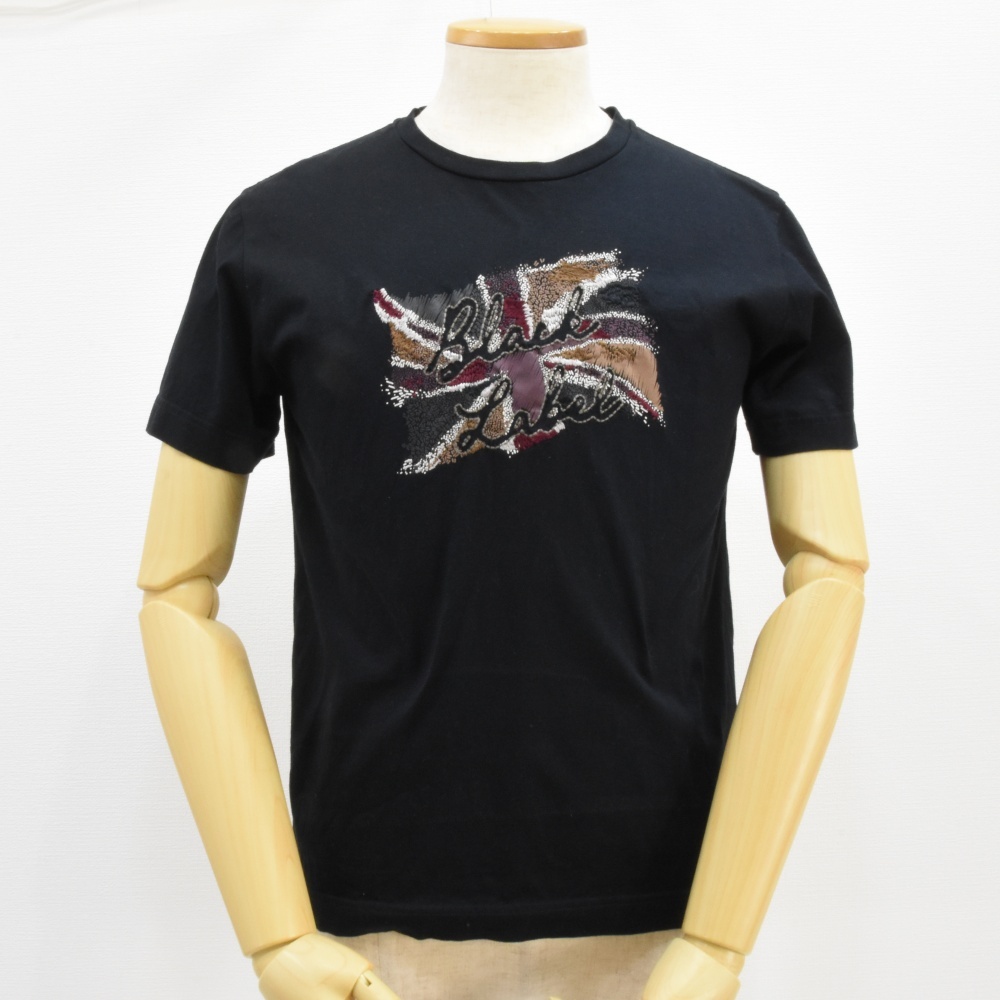 ブラックレーベル クレストブリッジ Tシャツ サイズM 黒 ブラックレーベル クレストブリッジ Tシャツ サイズM 黒