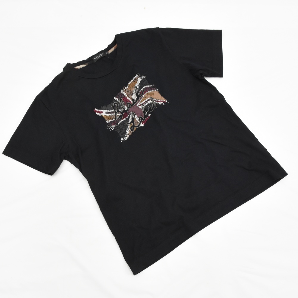 ブラックレーベル クレストブリッジ Tシャツ サイズM 黒 ブラックレーベル クレストブリッジ Tシャツ サイズM 黒