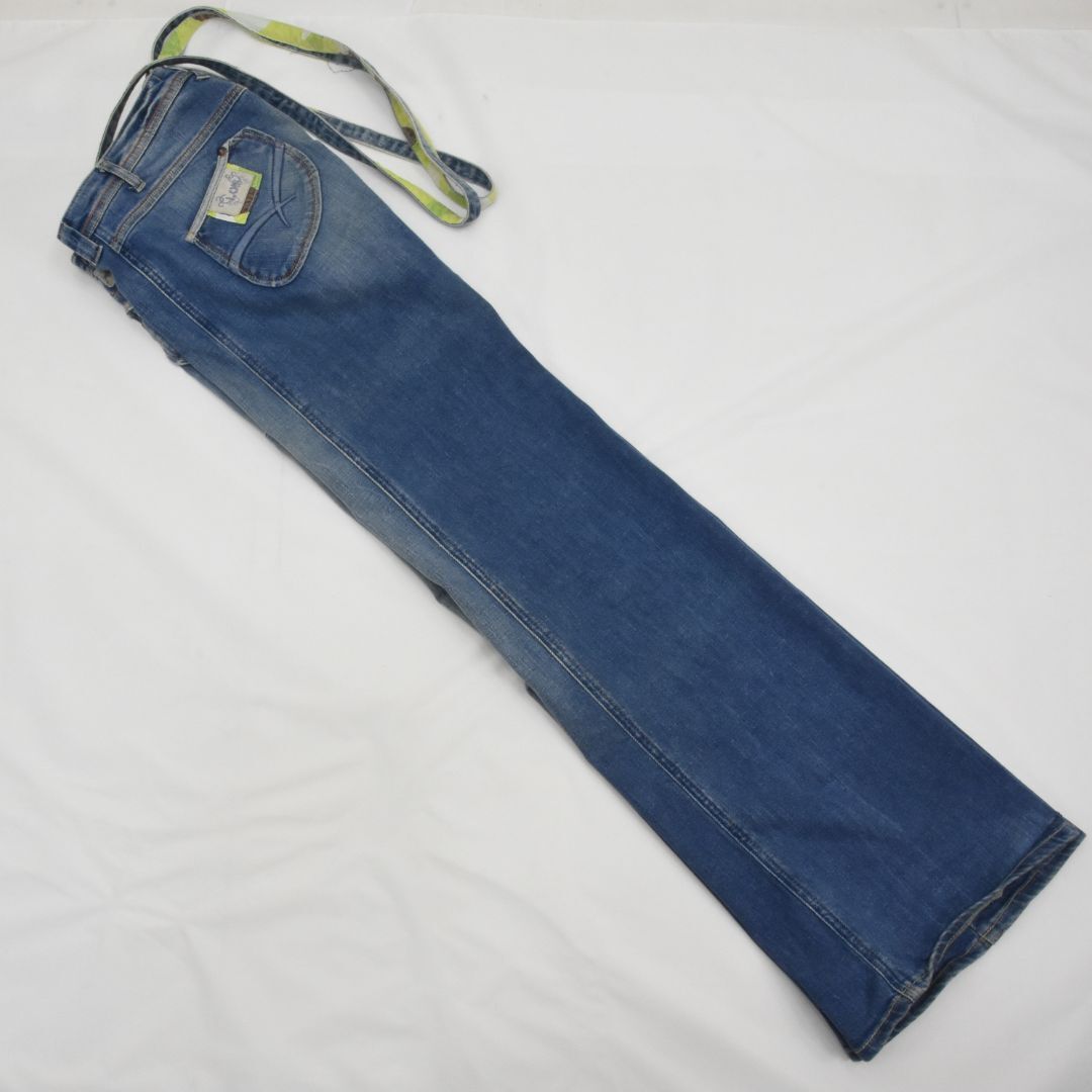 ロイスデニム◇ヴィンテージサスペンダーデニム◇サイズ28(W75cm)◇フレアパンツ◇LOIS DENIM_画像6