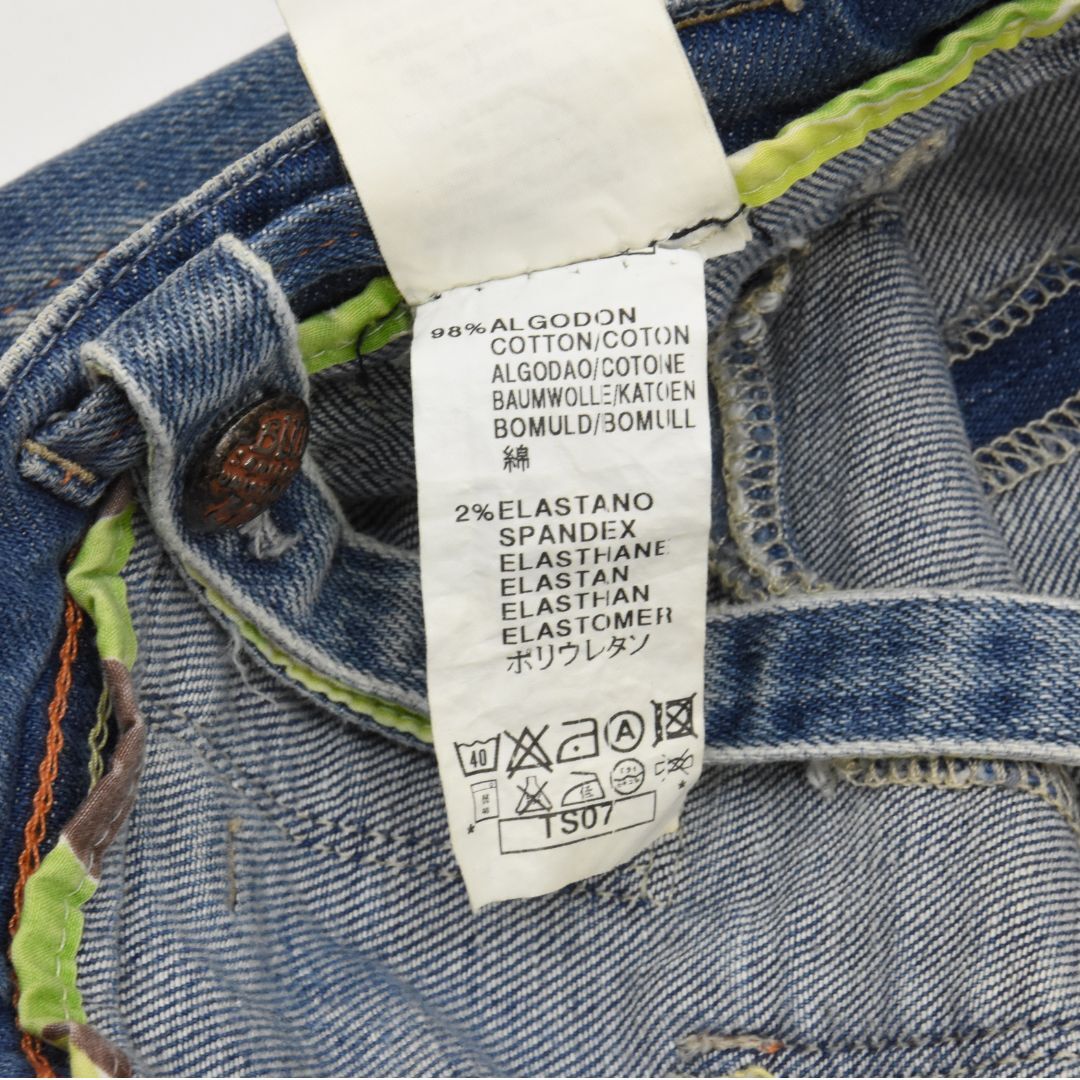 ロイスデニム◇ヴィンテージサスペンダーデニム◇サイズ28(W75cm)◇フレアパンツ◇LOIS DENIM_画像9