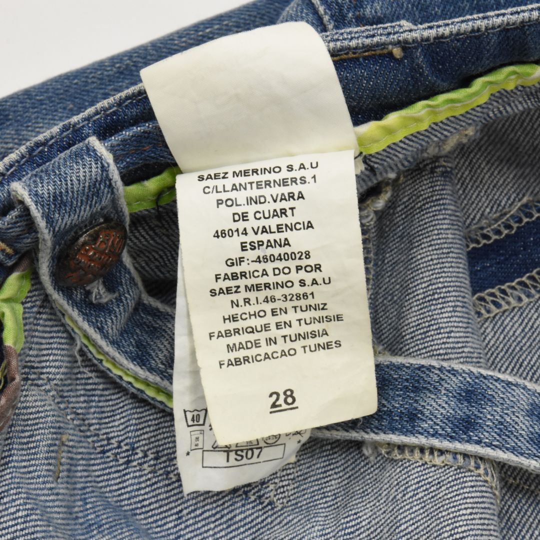 ロイスデニム◇ヴィンテージサスペンダーデニム◇サイズ28(W75cm)◇フレアパンツ◇LOIS DENIM_画像10