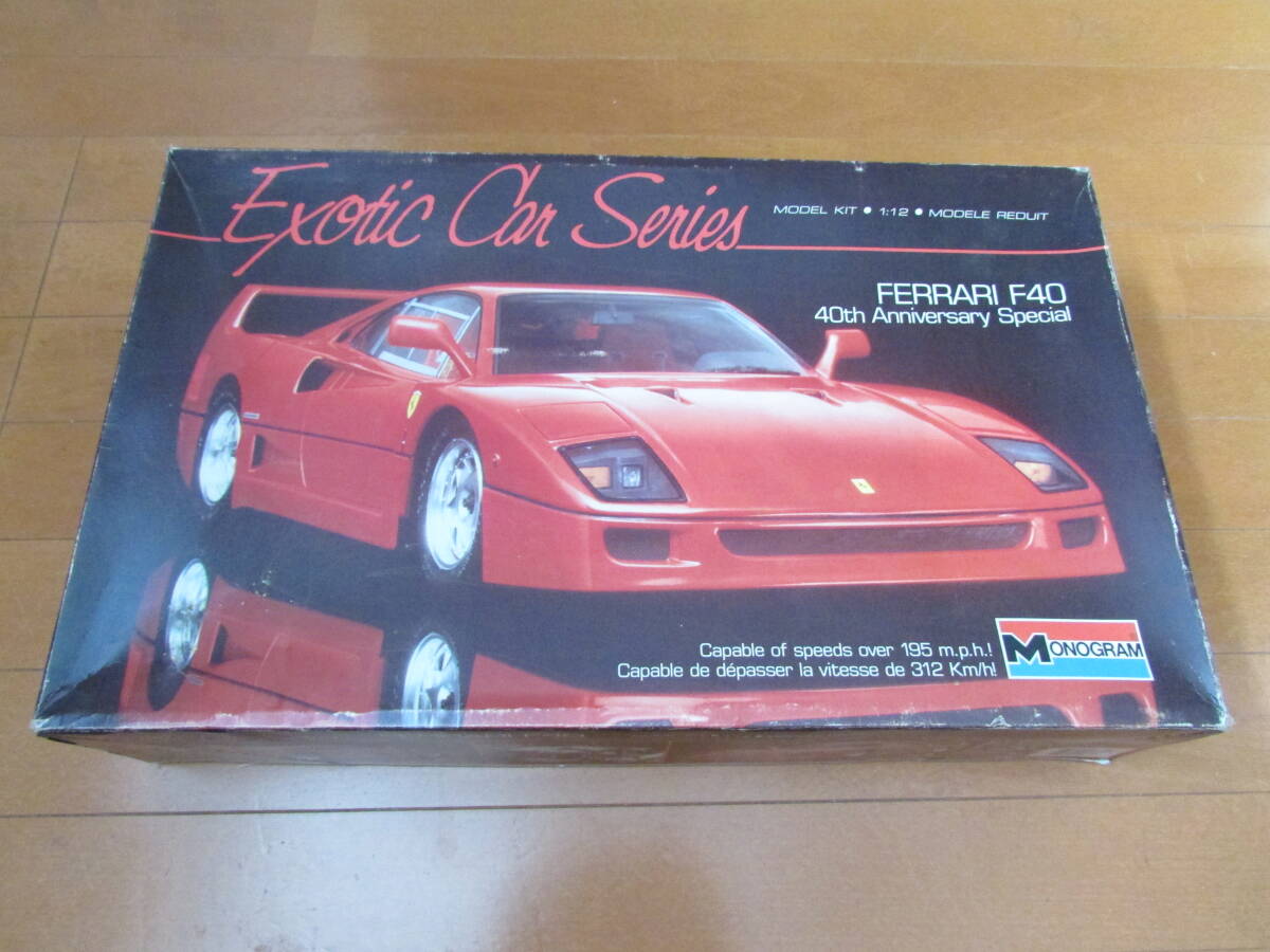 モノグラム　1/12 フェラーリ　F40 40th アニバーサリー　スペシャル　お手付き　ジャンク品