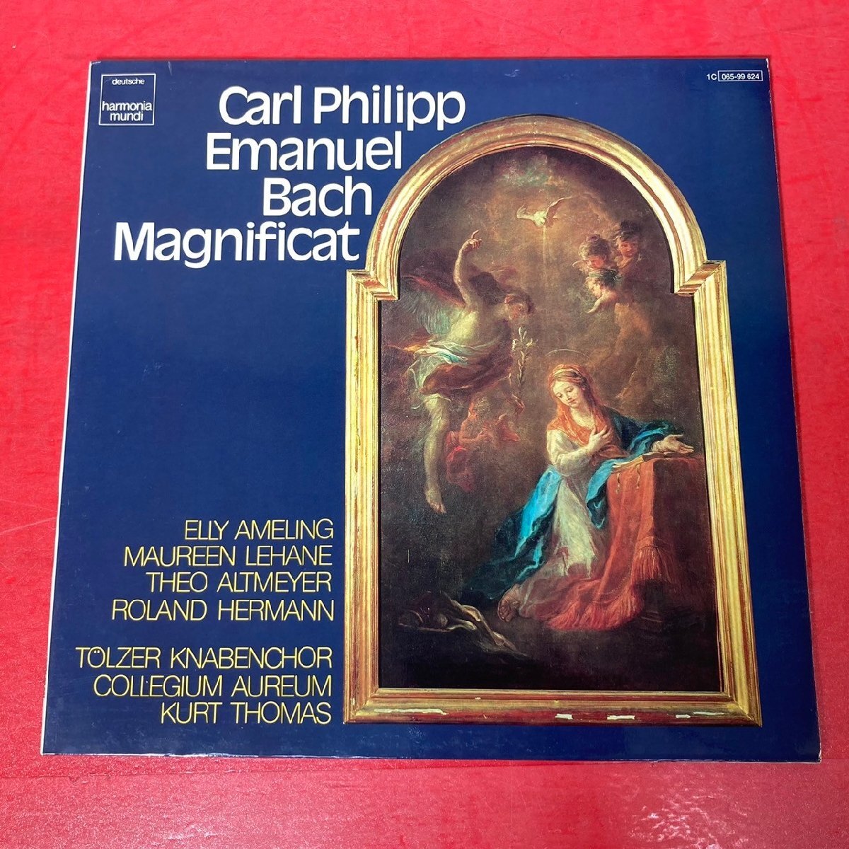 【レコードコレクター放出品】 LP　クルト・トーマス　マニフィカト　カール・フィリップ・エマヌエル・バッハ　独盤