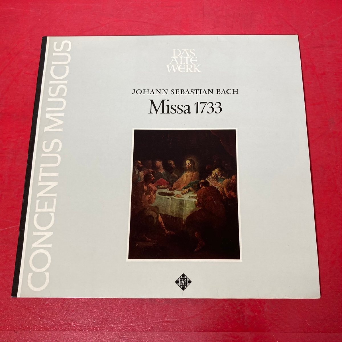 【レコードコレクター放出品】 LP　ニコラウス・アーノンクール　バッハ：ミサ1733　ロ短調ミサ曲BWV232よりキリエ - グローリア　独盤