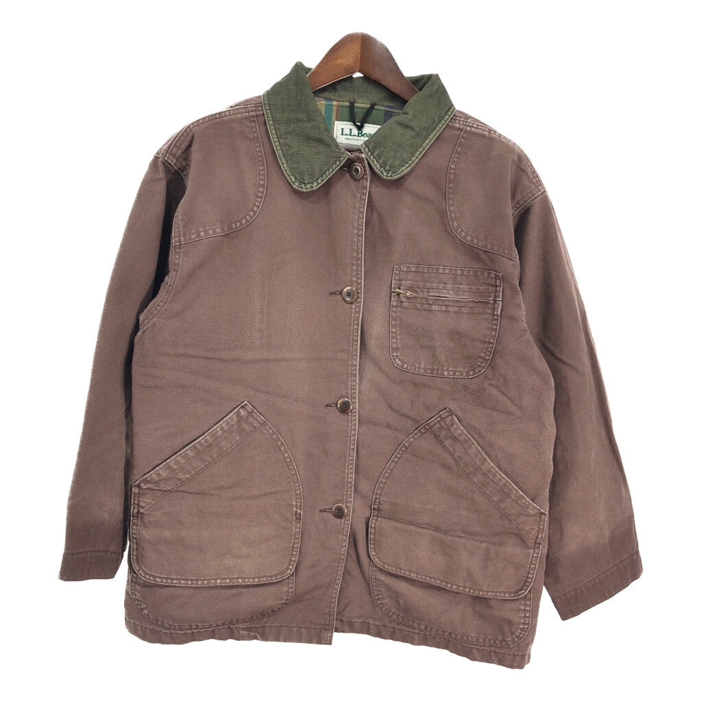 格安SALEスタート! ブラウン アウトドア ハンティングジャケット エルエルビーン L.L.Bean USA製 80年代 (レディース S0040 古着 中古 XL相当) 女性用