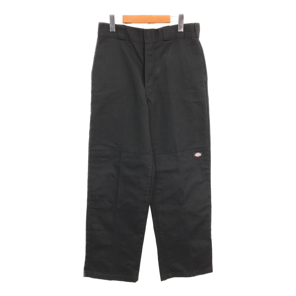 00年代 Dickies ディッキーズ ダブルニー ワーク ブラック (メンズ W32 L32) 中古 古着 S7531