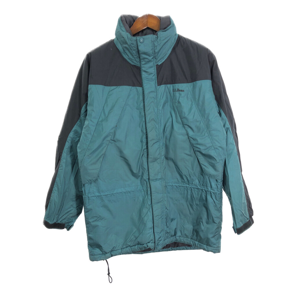 人気 L.L.Bean R5420 古着 中古 MEDIUM) (メンズ グリーン ワンポイントロゴ アウトドア マウンテンパーカー GORE-TEX エルエルビーン 男性用