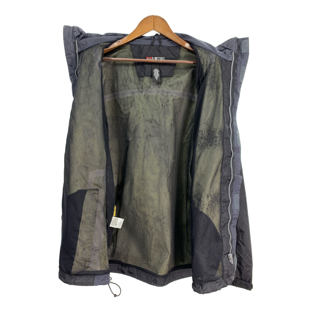 Eddie Bauer エディーバウアー マウンテンパーカー アウトドア グレー (メンズ L) 中古 古着 S9132 00年代 Eddie Bauer エディーバウアー EBTEK GORE-TEX
