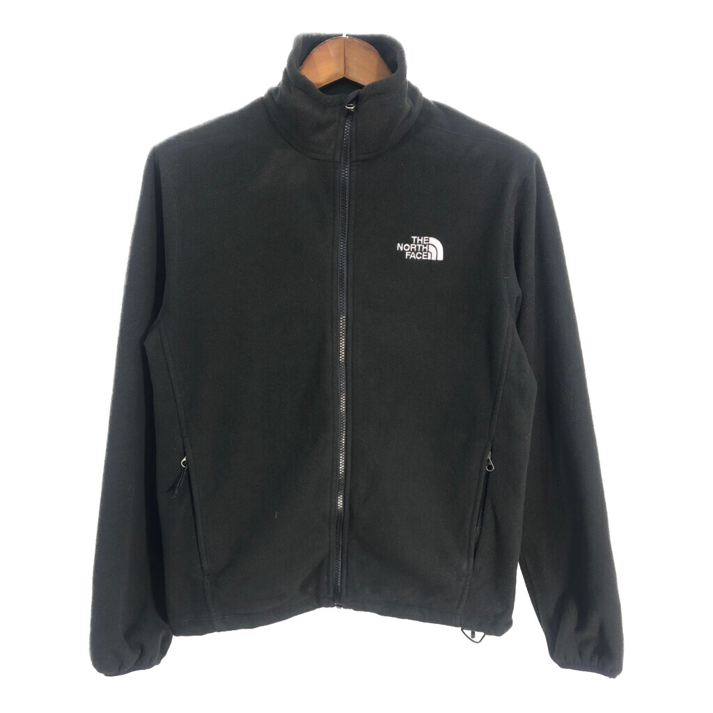 THE NORTH FACE ノースフェイス フリースジャケット アウトドア ブラック (メンズ S) 中古 古着 S8261