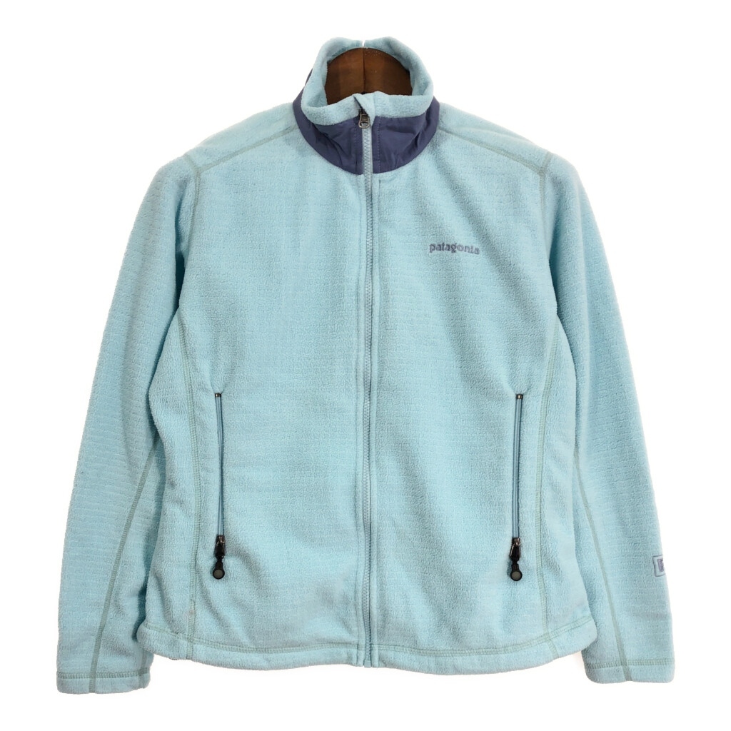 00年代 patagonia パタゴニア レギュレーター R3 フリースジャケット アウトドア ライトブルー (レディース M) 中古 古着 S8471