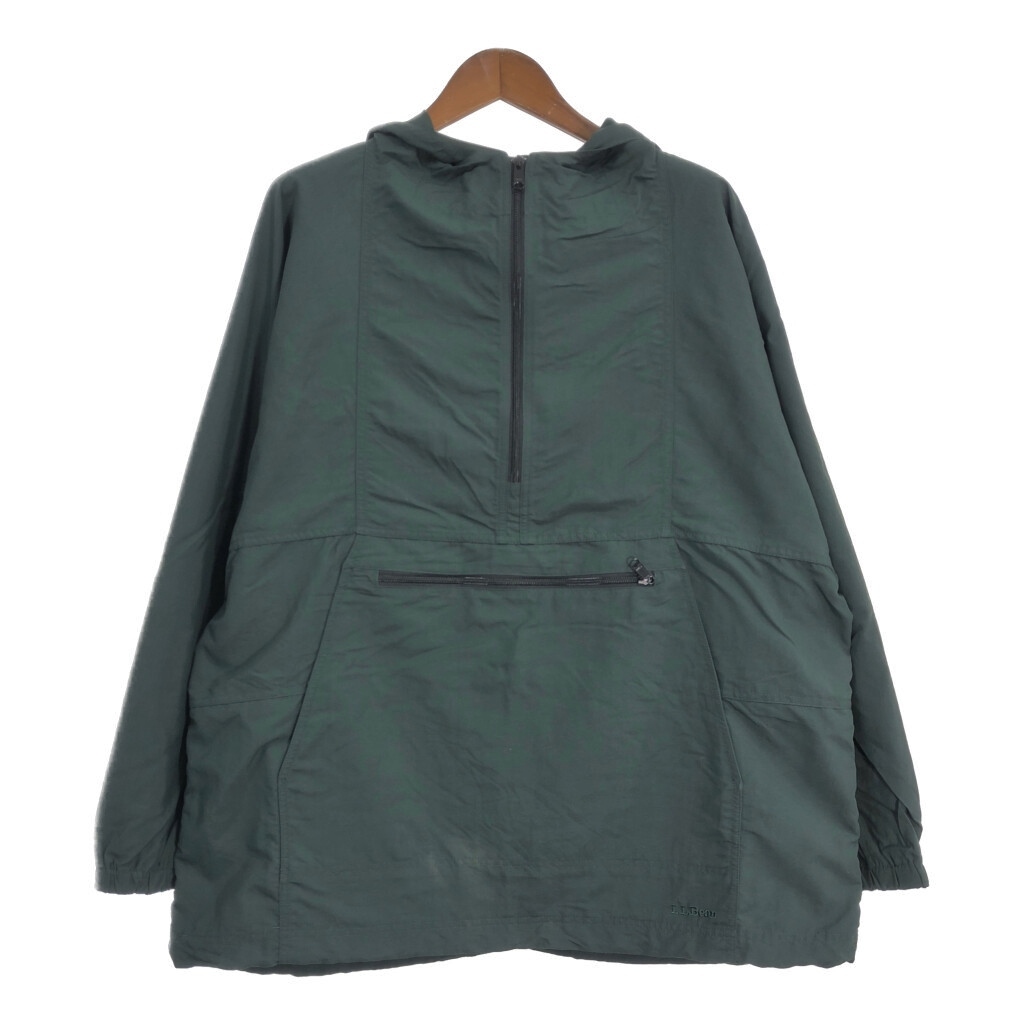 人気大割引 大きいサイズ アウトドア アノラックパーカージャケット エルエルビーン L.L.Bean グリーン S9055 古着 中古 XXL) (メンズ 男性用