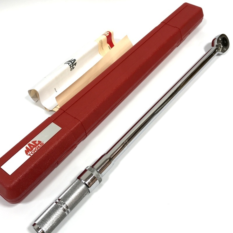マックツール マイクロメーター調(diào)整式 トルクレンチ 1/2 TWV256JFC ハンドツール 中古工具 DIY ケース付き MAC TOOLS △DW2666