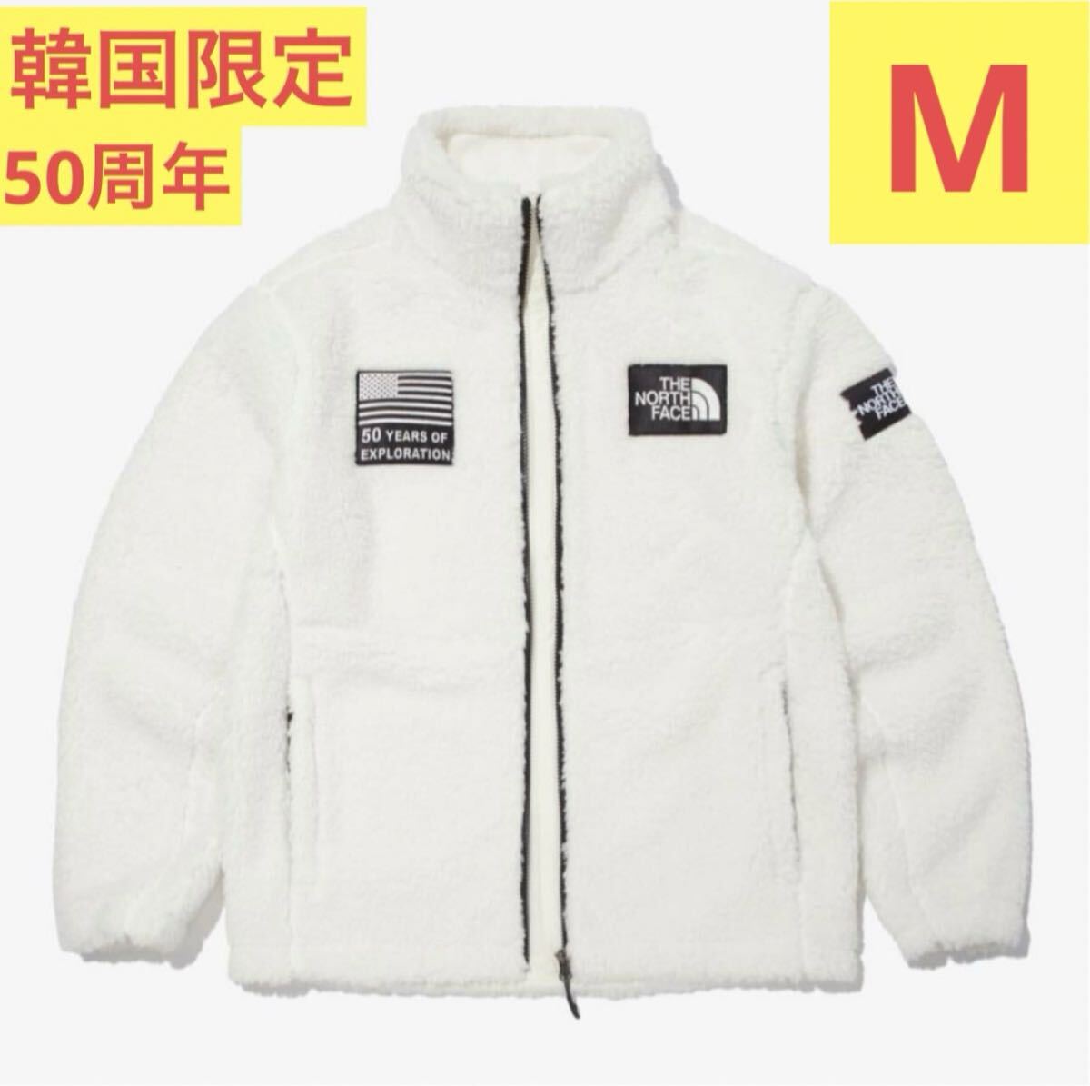 韓国限定M白THE NORTH FACE FLEECE JACKET 50周年