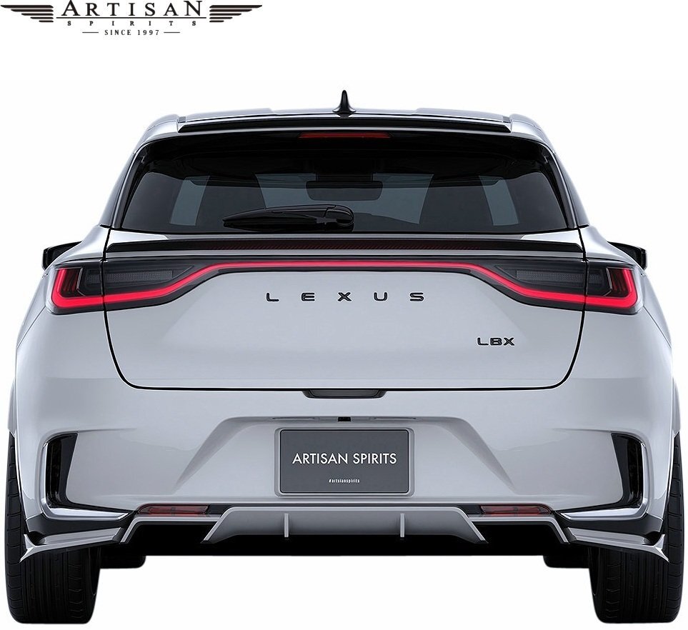 【M's】レクサス LBX Cool Relax MAYH10 MAYH15 (2023.12-) ARTISAN SPIRITS リアゲートスポイラー ウイング FRP アーティシャンスピリッツ_画像3