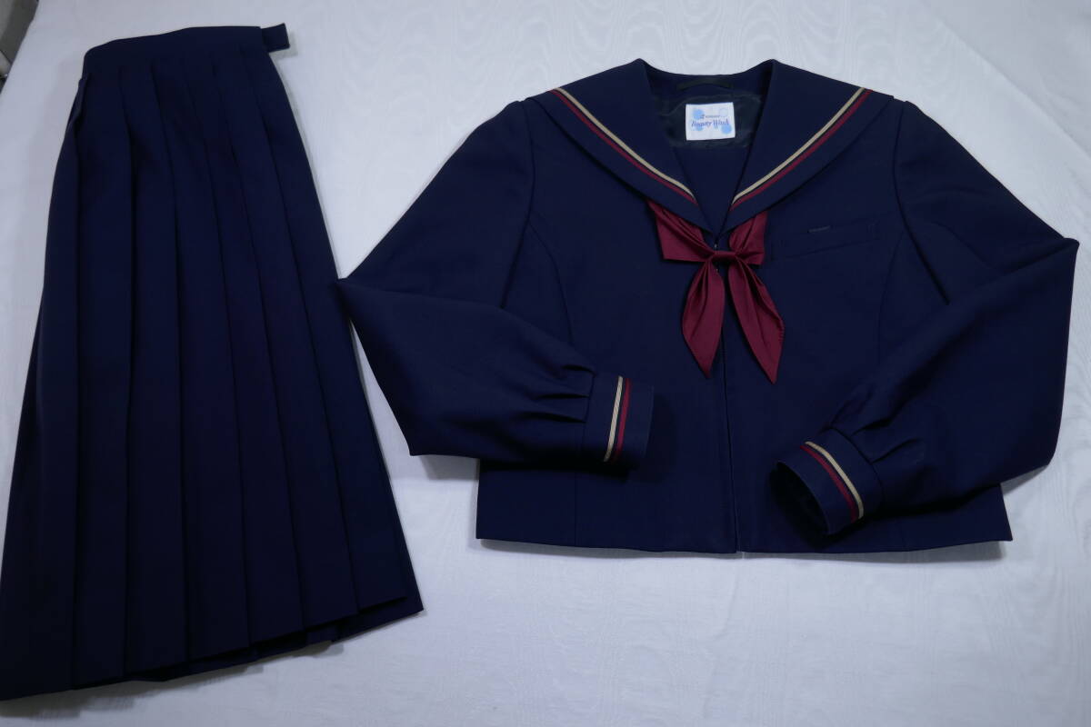 8 千葉県 八千代市立 高津中学校 セーラー服(150A)&冬スカート 8 千葉県 八千代市立 高津中学校 セーラー服(150A)&冬スカート