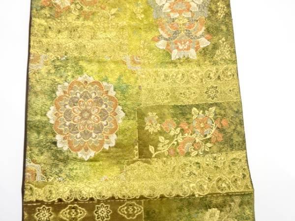 ys7257274; 宗sou 引箔 華紋に向かい鳥模様織り出し袋帯【着】