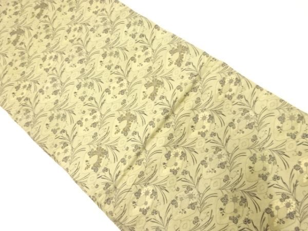 ys7263944; 宗sou 菱に菊模様織出し丸帯（材料）【アンティーク】【着】