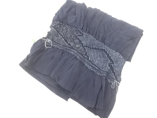 ys7265574; 宗sou 未使用品　正絹　絞り抽象模様男物兵児帯【リサイクル】【着】
