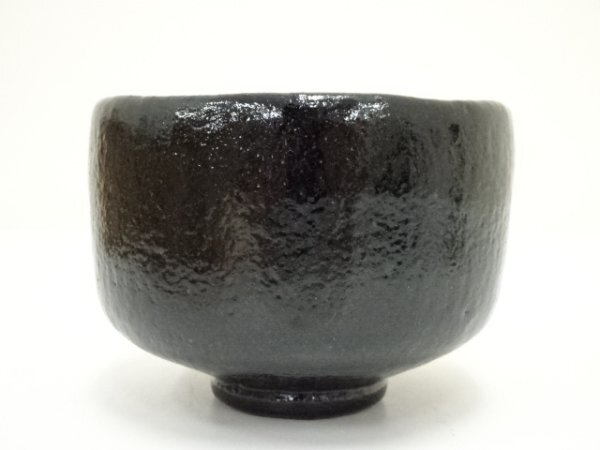 黒楽茶碗 黒楽茶碗 銘 末広 文化遺産オンライン