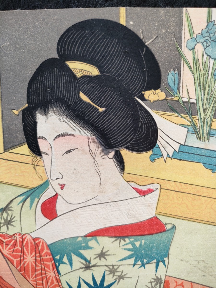 10 大正期春画 寺崎広業「美人画」中判 真作 錦絵 浮世絵 和本 10 大正期春画 寺崎広業「美人画」中判 真作 錦絵 浮世絵 和本