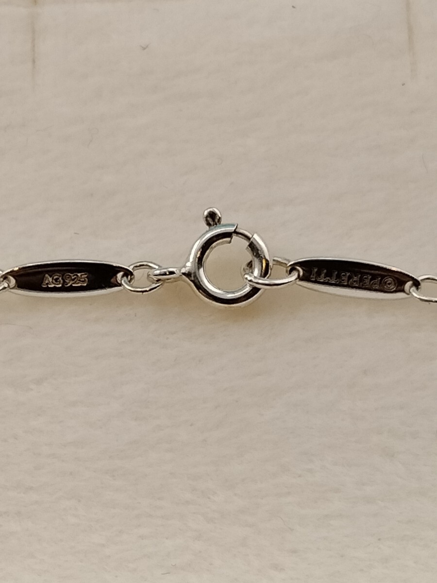 新品 正規品 ティファニー tiffany&co. ネックレス シルバー ティファニーオープンハート ピンクサファイア 箱 巾着 紙袋 プレゼント_画像4