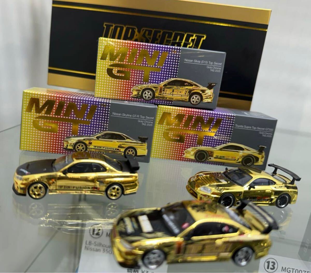 TOKYO AUTO SALON 2025限定 MINIGT TOP SECRET 3台セット 東京 TOKYO AUTO SALON 2025限定 MINIGT TOP SECRET 3台セット 東京