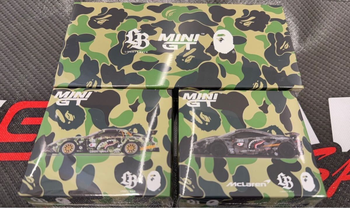 TOKYO AUTO SALON 2025 BAPE × MINIGT × LIBERTYWALK 6台セット TOKYO AUTO SALON 2025 BAPE × MINIGT × LIBERTYWALK 6台セット