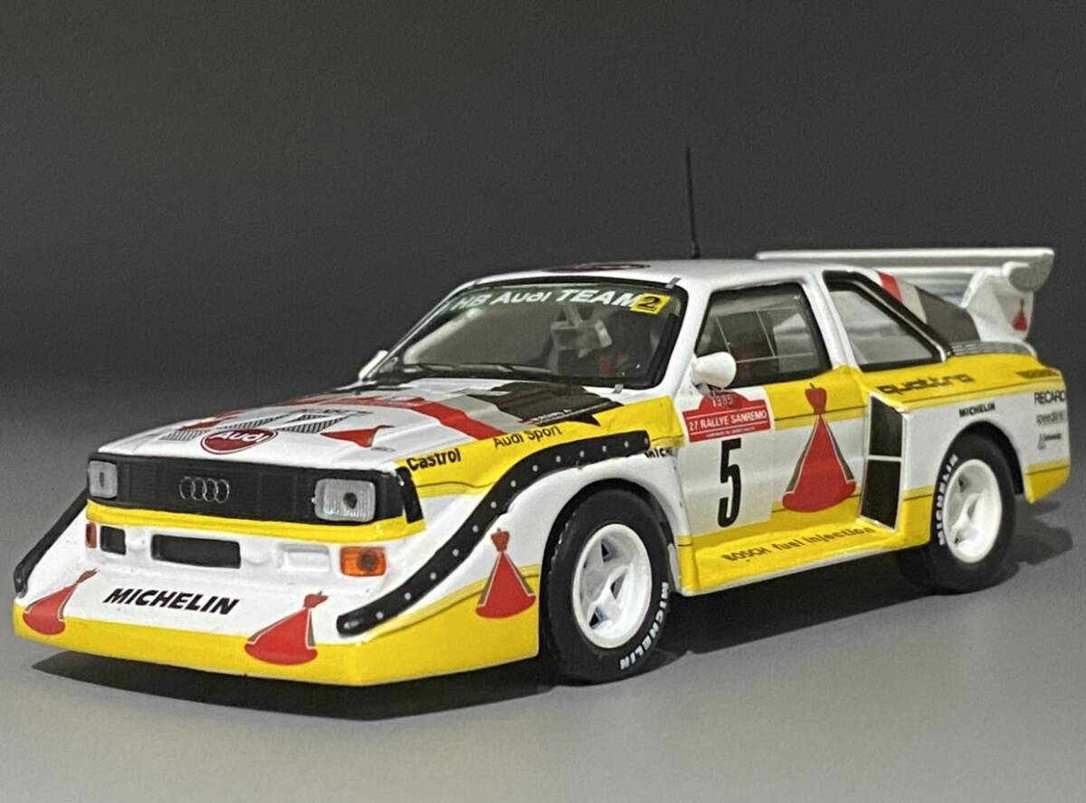 1/43 Audi Sport Quattro ◆ Winner 1985 WRC Rallye Sanremo ◆ アウディ スポーツ クワトロ 