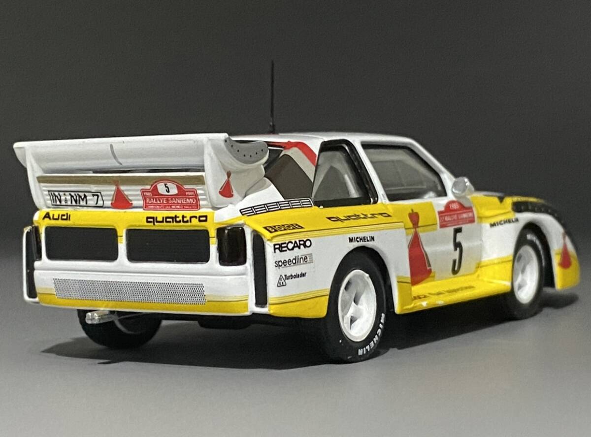 1/43 Audi Sport Quattro ◆ Winner 1985 WRC Rallye Sanremo ◆ アウディ スポーツ クワトロ 