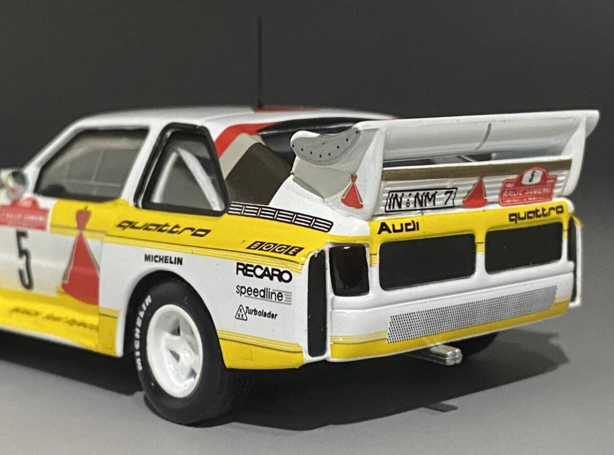 1/43 Audi Sport Quattro ◆ Winner 1985 WRC Rallye Sanremo ◆ アウディ スポーツ クワトロ 