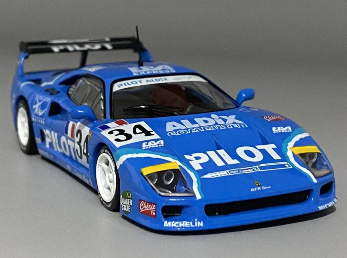 1/43 Ferrari F40 LM Competizione #34 Pilot Aldix Racing ◆ 24 Hours of Le Man 1995 ◆ フェラーリ