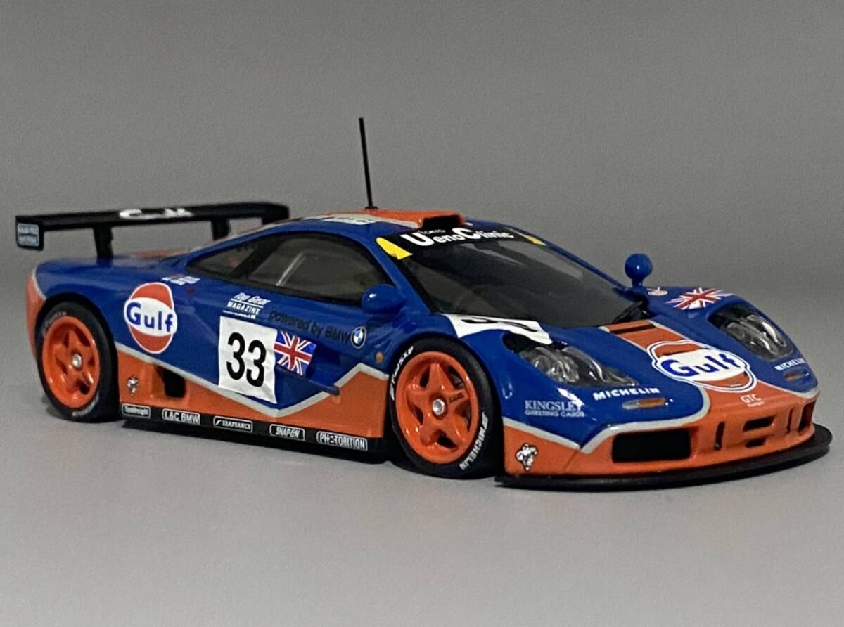 1/43 McLaren F1 GTR BMW Motorsport 6.1L V12 Gulf Racing #33 24h Le Mans 1996 ◆ Bellm / Weaver / Lehto ◆マクラーレン