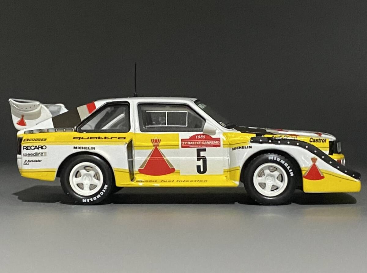 1/43 Audi Sport Quattro ◆ Winner 1985 WRC Rallye Sanremo ◆ アウディ スポーツ クワトロ 