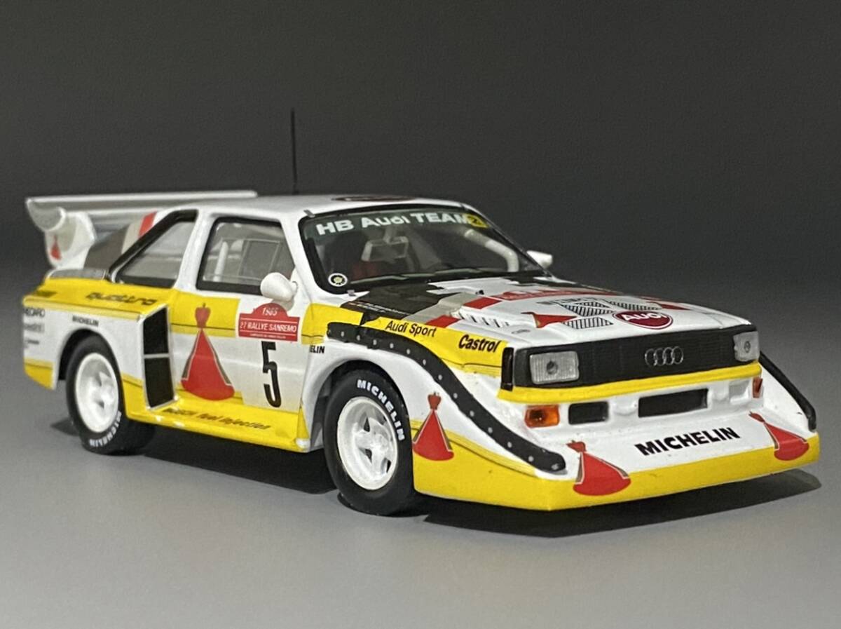 1/43 Audi Sport Quattro ◆ Winner 1985 WRC Rallye Sanremo ◆ アウディ スポーツ クワトロ 