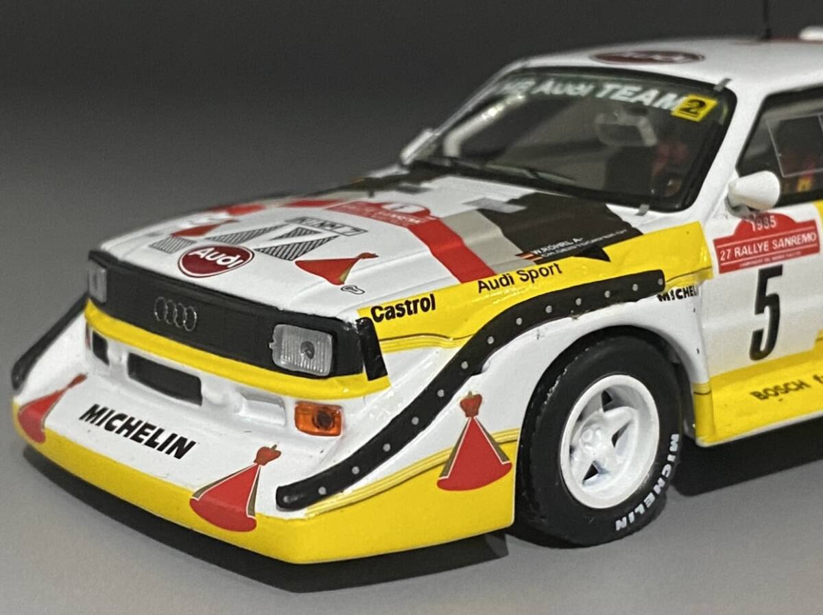 1/43 Audi Sport Quattro ◆ Winner 1985 WRC Rallye Sanremo ◆ アウディ スポーツ クワトロ 