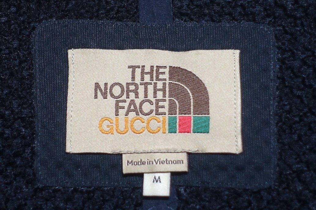 22SS 新品同様 未使用 GUCCI × THE NORTH FACE グッチ ノースフェイス テクニカルジャージー フリース フーディ 663909 M 男女兼用