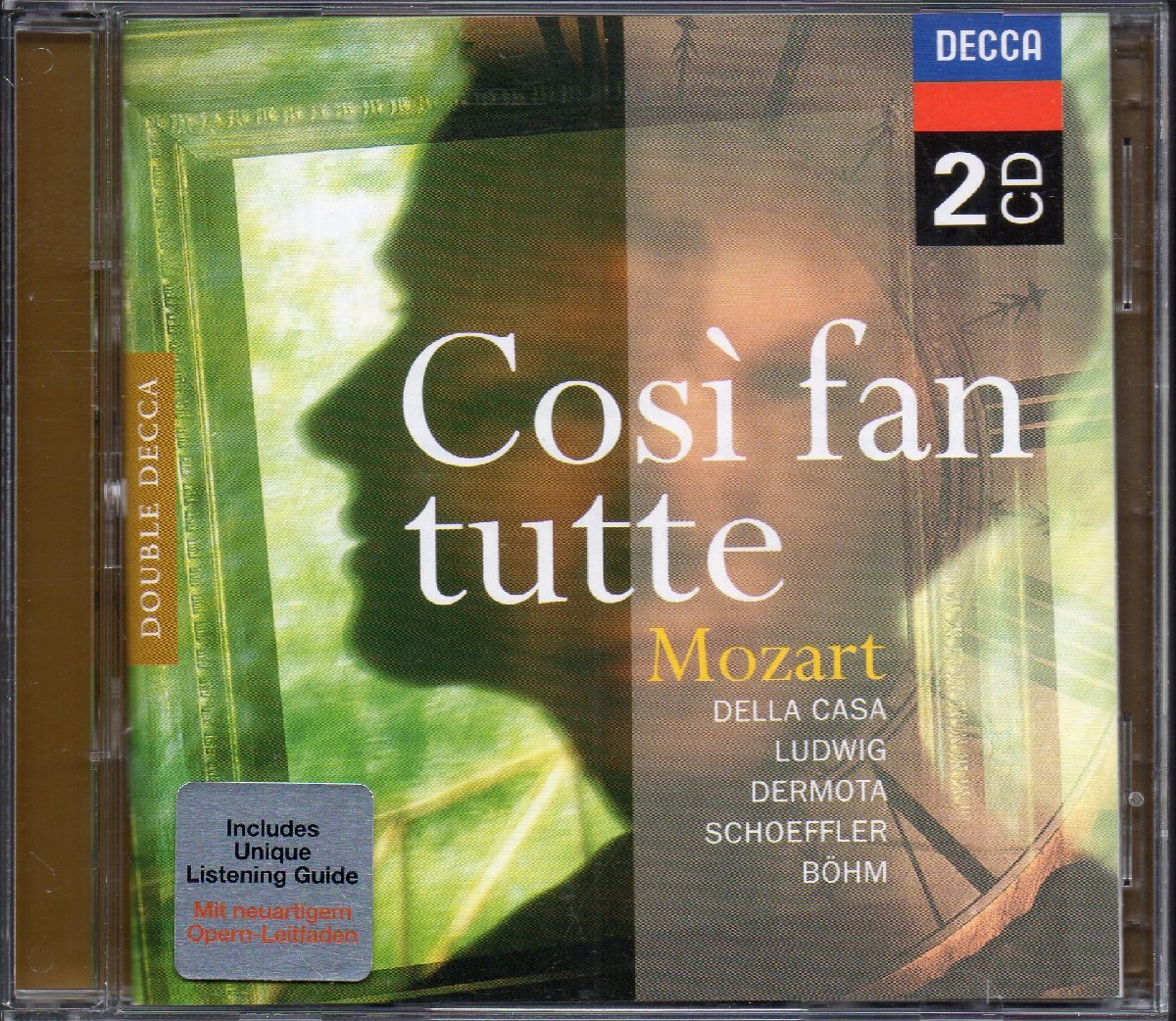 モーツァルト：コシ・ファン・トゥッテ　ベーム＝WP； デラ・カーサ(S) 他 （DECCA＊455476・2CD）