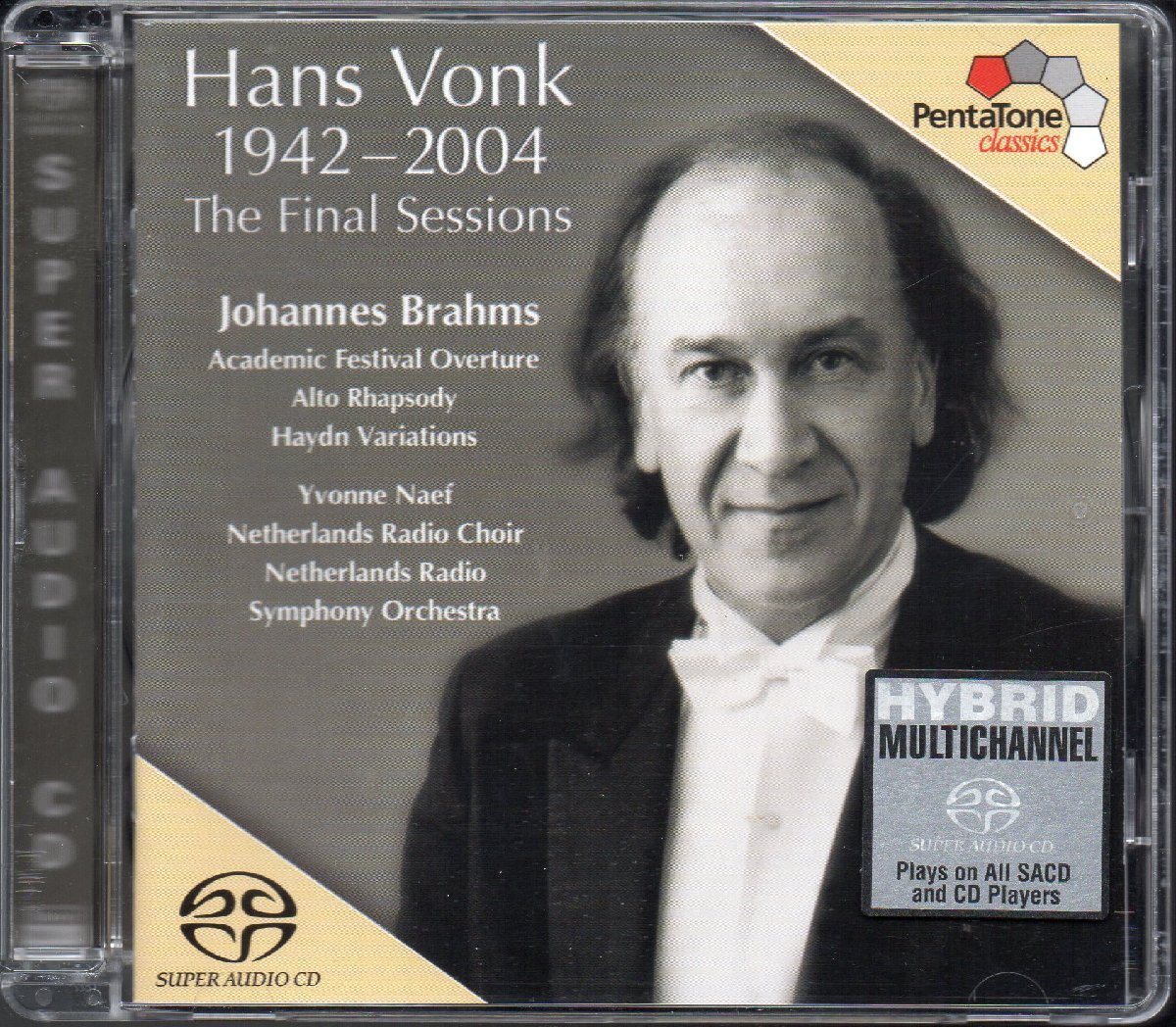 SACD-HYBR 　ブラームス：大学祝典序曲，アルト・ラプソディ，ハイドン変奏曲　フォンク＝蘭放送so，ネフ(A) （PTC5186 045）