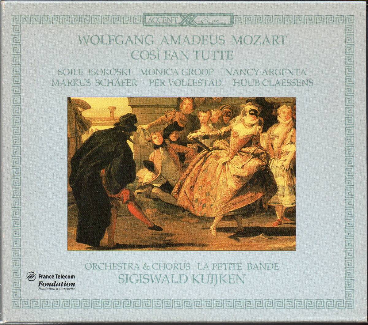 モーツァルト：コシ・ファン・トゥッテ　Sクイケン＝LPB； イソコスキ(S) 他 /L （ACC9296D・3CD）