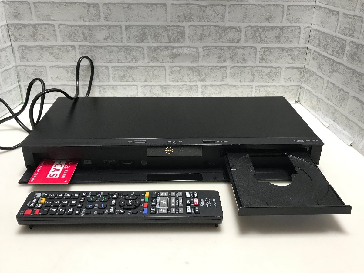 SHARP　BDレコーダー　2020年制　2B-C10BW1　中古品1-1100