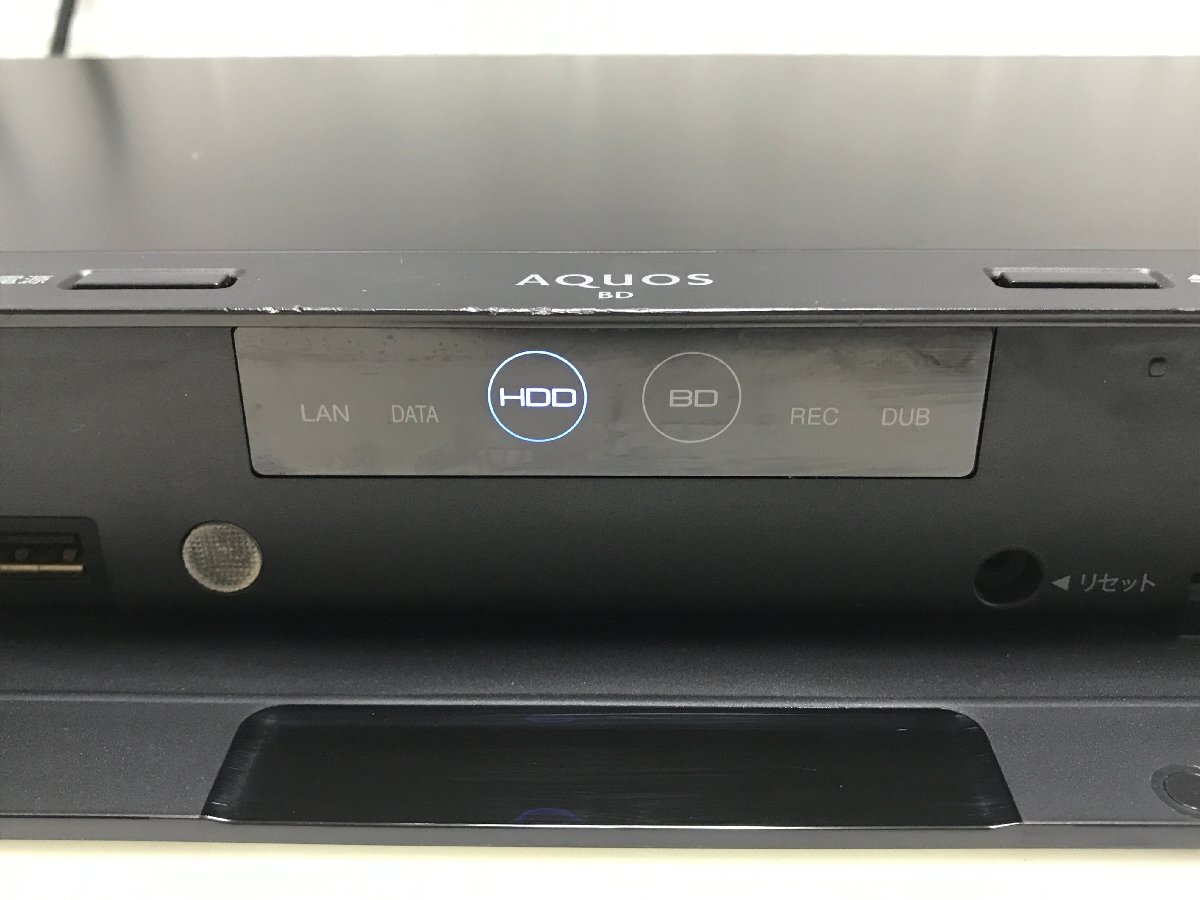 SHARP　BDレコーダー　2020年制　2B-C10BW1　中古品1-1100