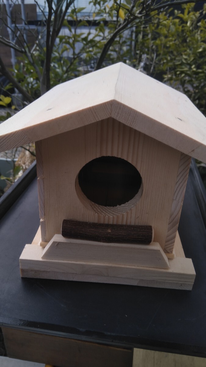 0227 小鳥 野鳥 の巣箱 春季節用バードウツドハウス