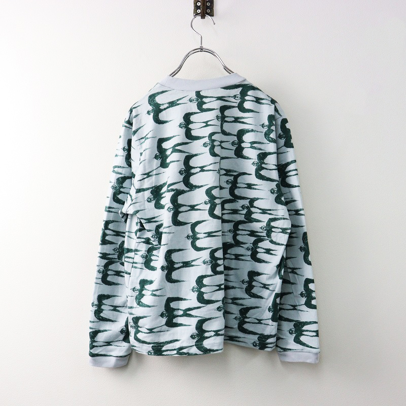 ミナペルホネン hello swallow カットソー ロングＴシャツ mina perhonen 美品 22SS ミナペルホネン hello swallow