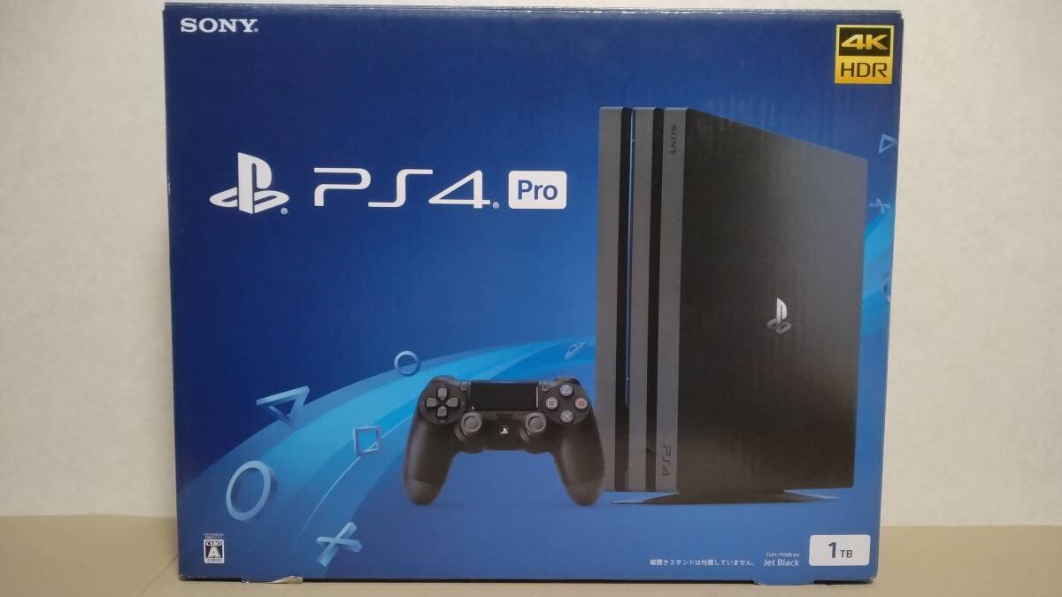 【送料無料】SONY PlayStation 4 Pro ジェット・ブラック [480GB SSD換装済]