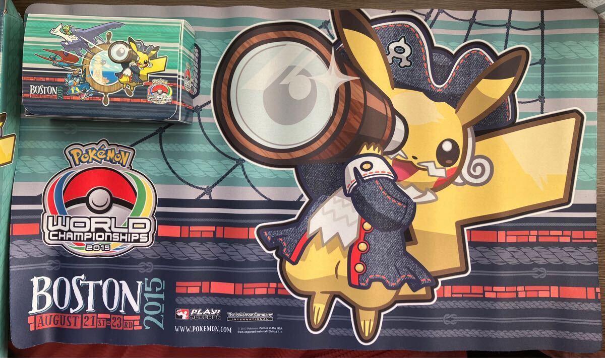 ポケモン世界大会【WCS2015】プレイマット&ダブルデッキケース ポケモン世界大会【WCS2015】プレイマット&ダブルデッキケース