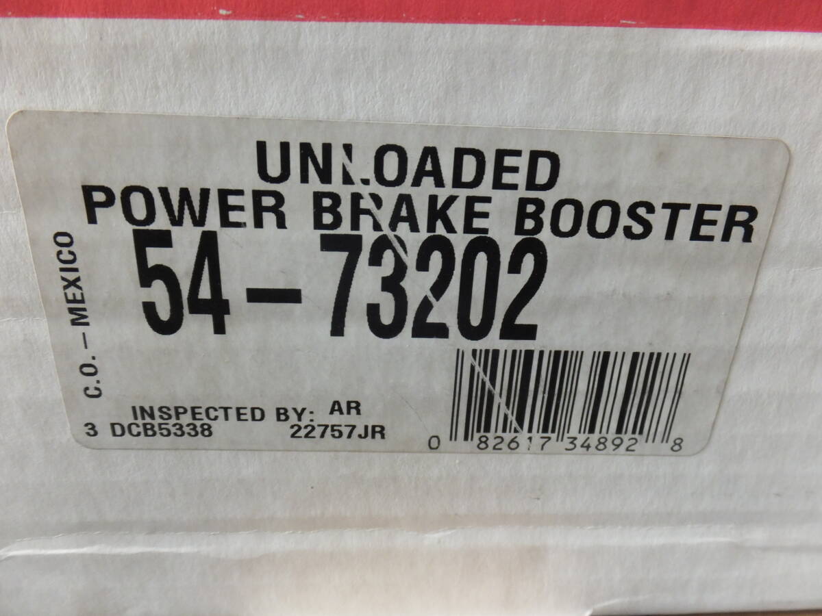 1967-70 マスタング パワーブレーキブースター リビルト品 Cardone Power Brake Booster 54-73202 1967-1969 FORD MUSTANG, MERCURY COUGAR