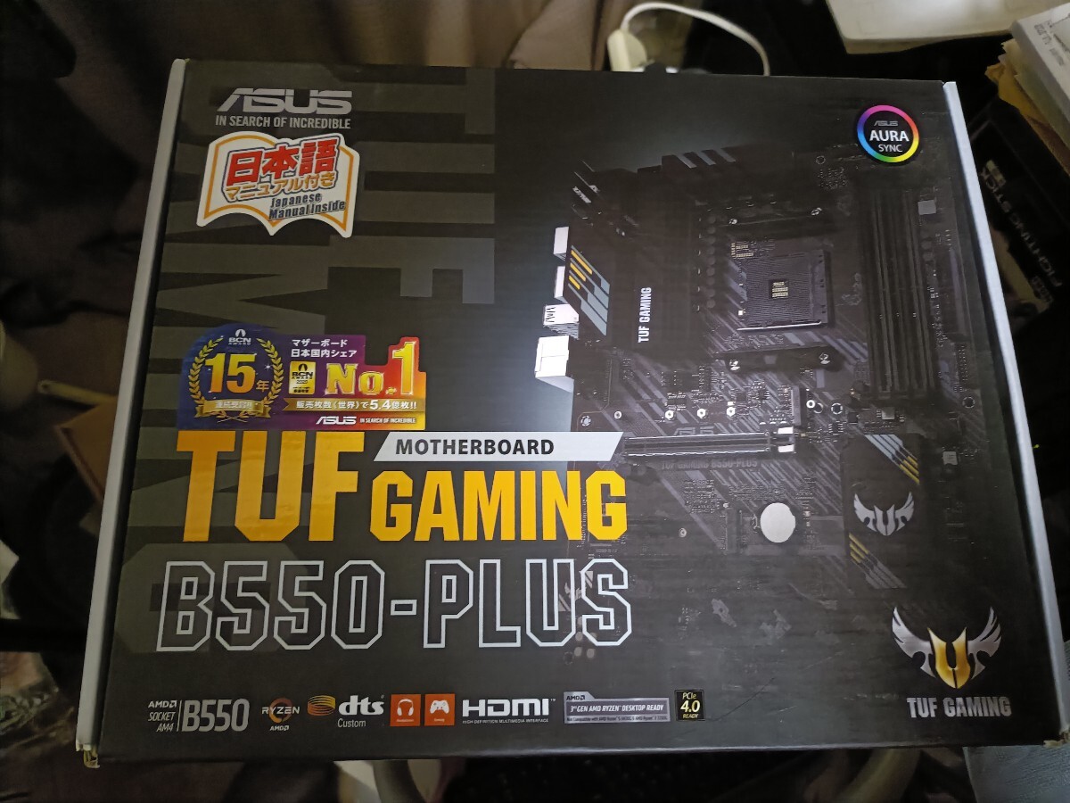 TUF GAMING B550-PLUS AM4 5700x3d対応